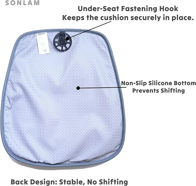 Comfort Dreamcatcher Car Seat Cushion Non-Slip - Relaxing, Optimal Support & Posture for Long Drive (Single Seat (Coffee Brown))