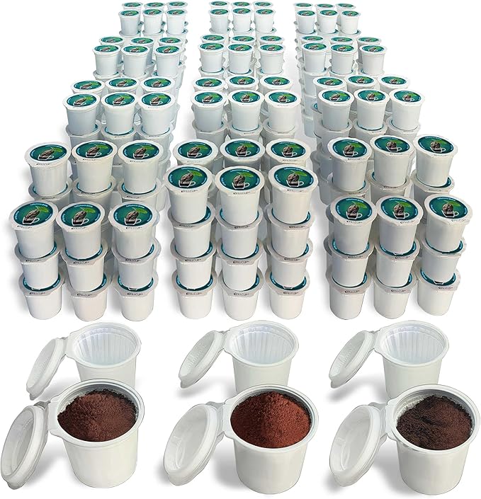 288 iFillCup Pods - Use Your Favorite Coffee, Fits all K Cup Brewers, Save $Hundreds, Holds 50% More Coffee for a Richer or a Larger Brew for Morning Commute (Green)