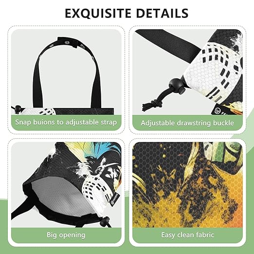 ALAZA Hanging Car Trash Bags Garbage Bag Trash Can for Back Seat Small Ice Hockey 1 Washable Storage Bag Retractable 2 Pack