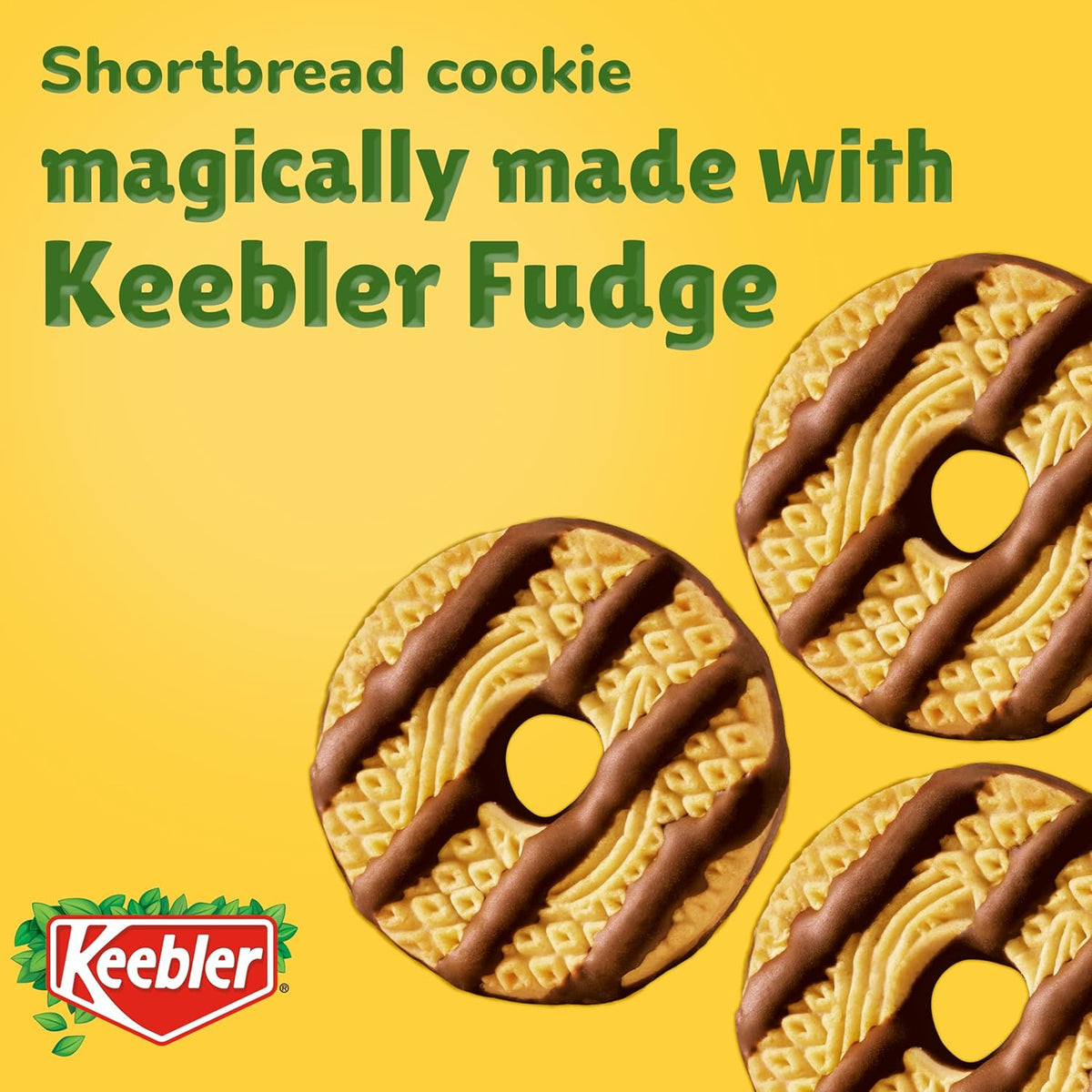 Keebler Fudge Stripes Minis, Original Shortbread Mini Cookies Coated in Keebler Fudge, 1 oz, 10 ct