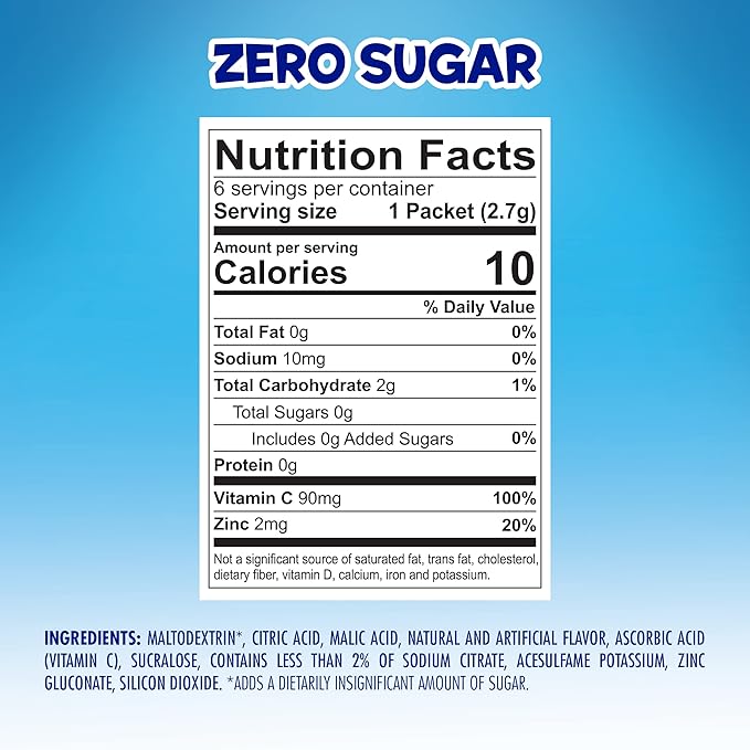 DYLA Dole Peach Mango - Powder Drink Mix - Sugar Free & Delicious - Makes 72 Flavored Water Beverages