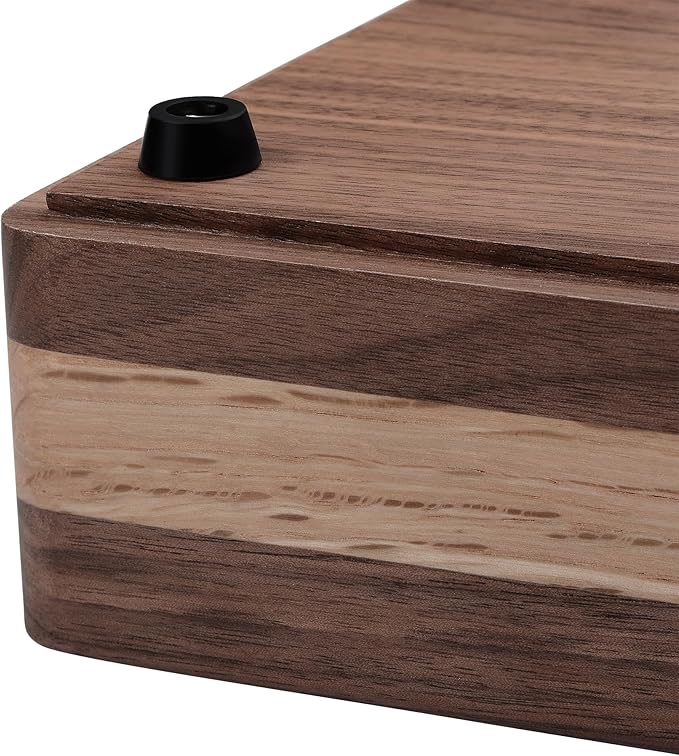 Normcore Tamping Station, Natural Walnut Espresso Tamping Mat, Wooden Compact Coffee Tool Organizer for 58mm Portafilter, Tamper, Distributor, Puck Screen and Portafilter, Genuine American Walnut Wood