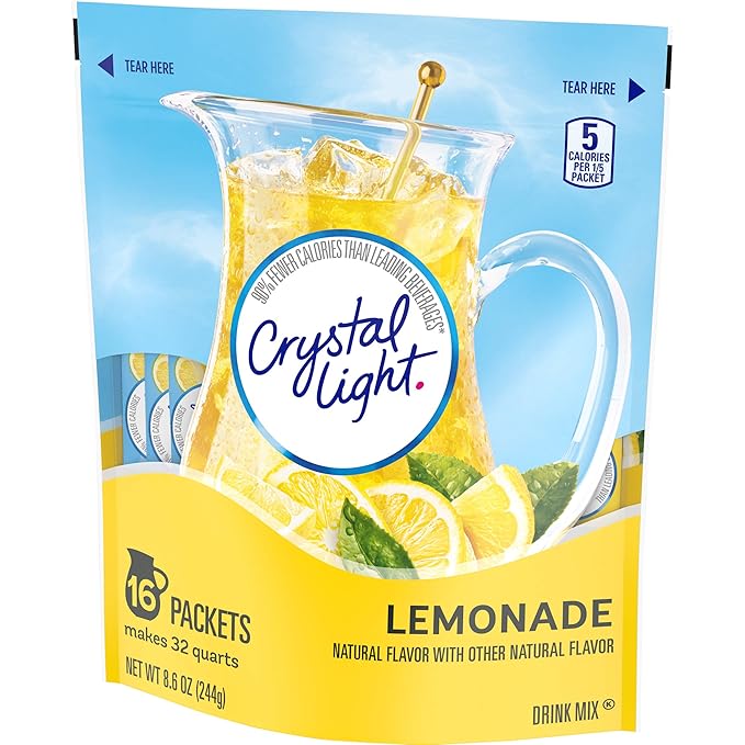 Crystal Light Lemonade Drink Mix - 8.6 oz - 16 ct - 3 pk, Packaging May Vary