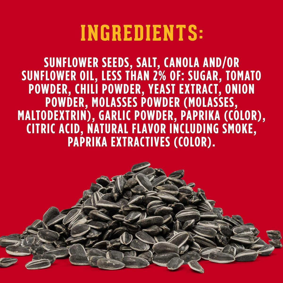 DAVID Jumbo Sunflower Seeds, Bar-B-Q Flavor, 5.25 oz.