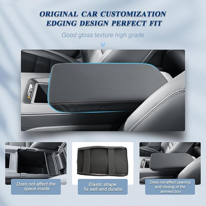 BIBIBO for 2024 2025 Honda Prologue Center Console Armrest Cover 2024 2025 Honda Prologue (EX/Touring/Elite) Arm Rest Cover 2024 Honda Prologue Interior Accessories 2024 2025 Prologue