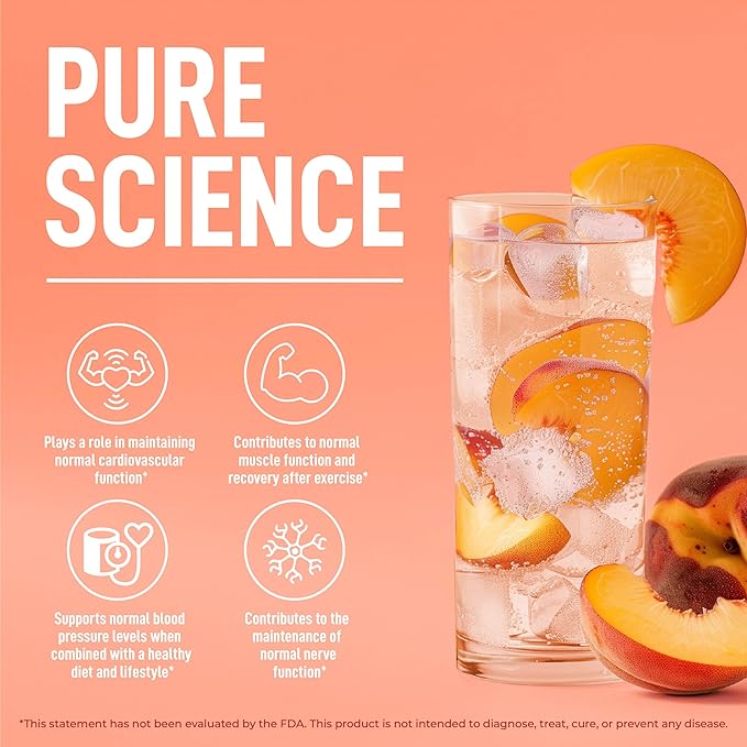 Keppi Electrolytes Powder – Peach Mango Flavor – No Sugar Hydration Supplement with Potassium, Magnesium, Sodium – 50 Servings – Keto, Vegan, Fasting-Friendly, Zero Calorie Electrolyte Drink