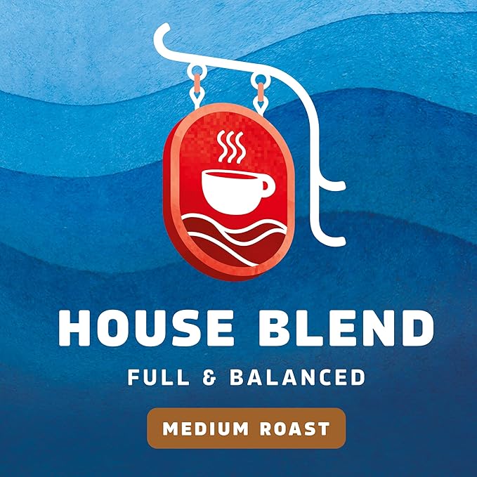 Seattle’s Best Coffee, Medium Roast K-Cup Coffee Pods, House Blend, 100% Arabica, 4 Boxes (96 Pods Total)