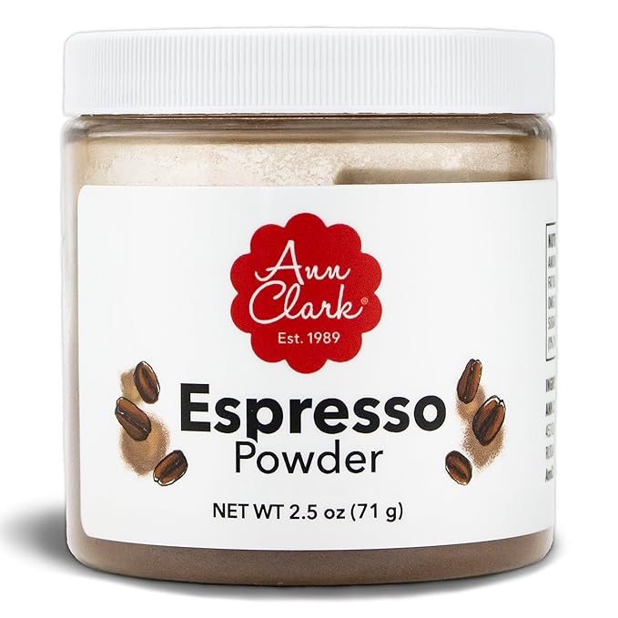 Ann Clark Premium Espresso Powder - Chocolate Intensifier for Baking & Spice Rubs, 2.5 oz