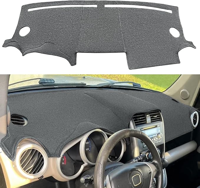 Dash Cover Mat Custom Fit for Honda Element Dashboard Pad Cap Carpet Protector K250 (Darkgray)