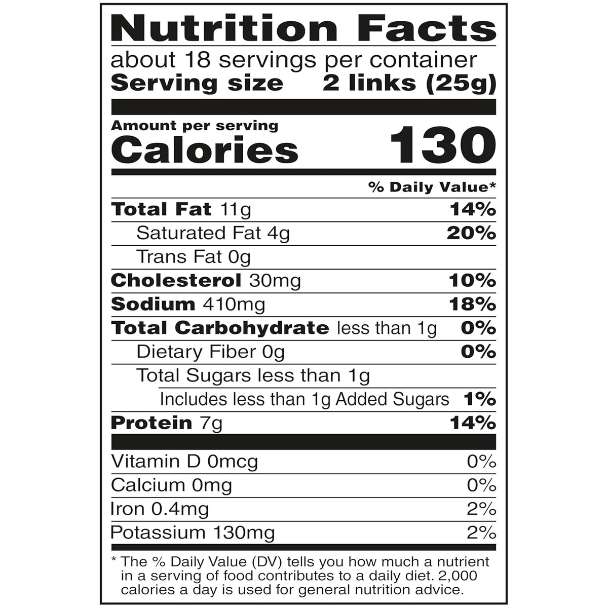 Duke's Pork Original Smoked Shorty Sausages, 7g Protein Per Serving, 16 oz.