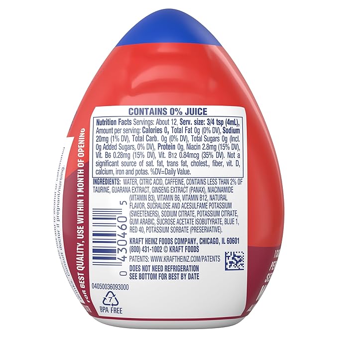MiO Energy Liquid Water Enhancer, Black Cherry 1.62 oz PACK OF 2