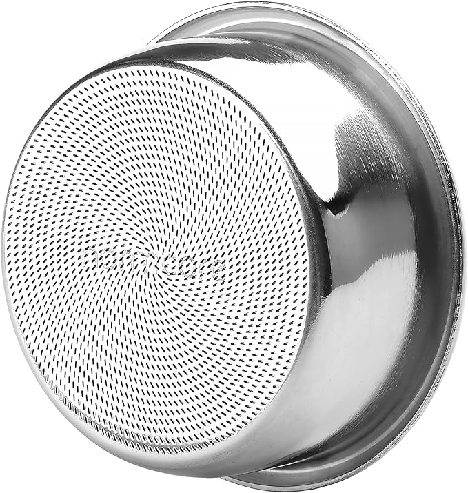 Normcore 54mm Precision High Extraction Filter Basket 18g, Fits Breville Sage Espresso Machines, 0.8mm Thick Stainless Steel, Includes 53.3mm Puck Screen, 200 Espresso Paper Filters