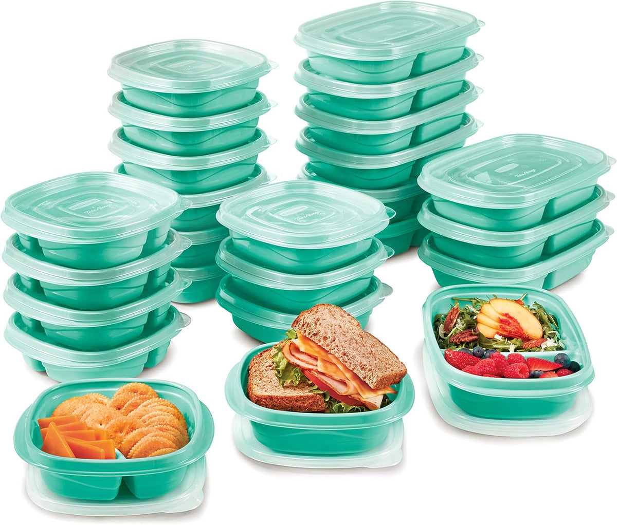 Rubbermaid TakeAlongs Food Storage Containers Set of 26 Clear