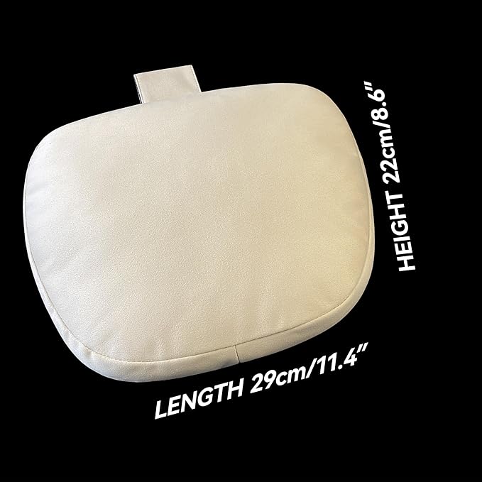2Ps car headrest Pillow, car Neck Pillow for Driving, 11.8x7.5 inches Head Rest Pillow for car,Fits Most car Models, Suede Fabric with Polyester Fiber Filling(Gray)