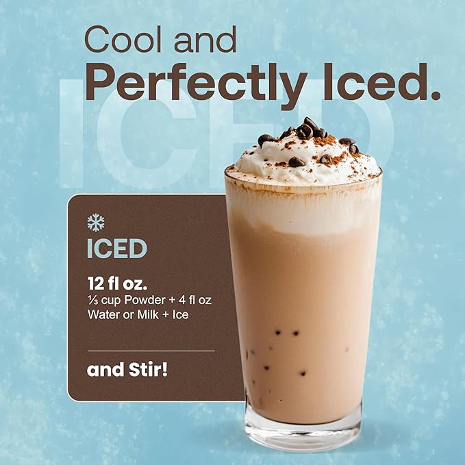 Dr. Smoothie Café Essentials Mocha Java – No Artificial Colors, Flavors, or Sweeteners – Shelf Stable – 61mg of Caffeine per Serving – Great for Hot, Iced, & Frozen Frappes (3.5 lb Bag, 30 Servings)
