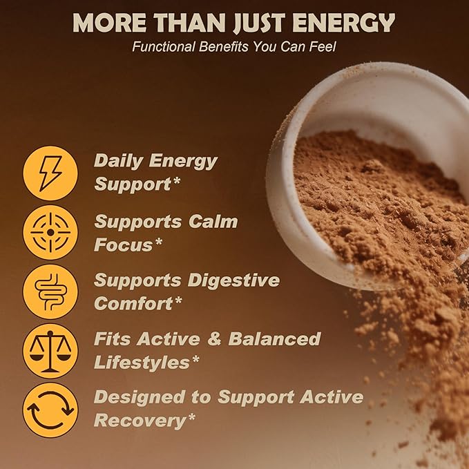 Protein Coffee Powder, Whey Protein Iced Coffee | 14-Mushroom Blend with Reishi & Lion’s Mane, L-Theanine, Ashwagandha & DHA | No Added Sugar, Keto Friendly, Gluten Free | Cinnamon Flavor, 20 Servings