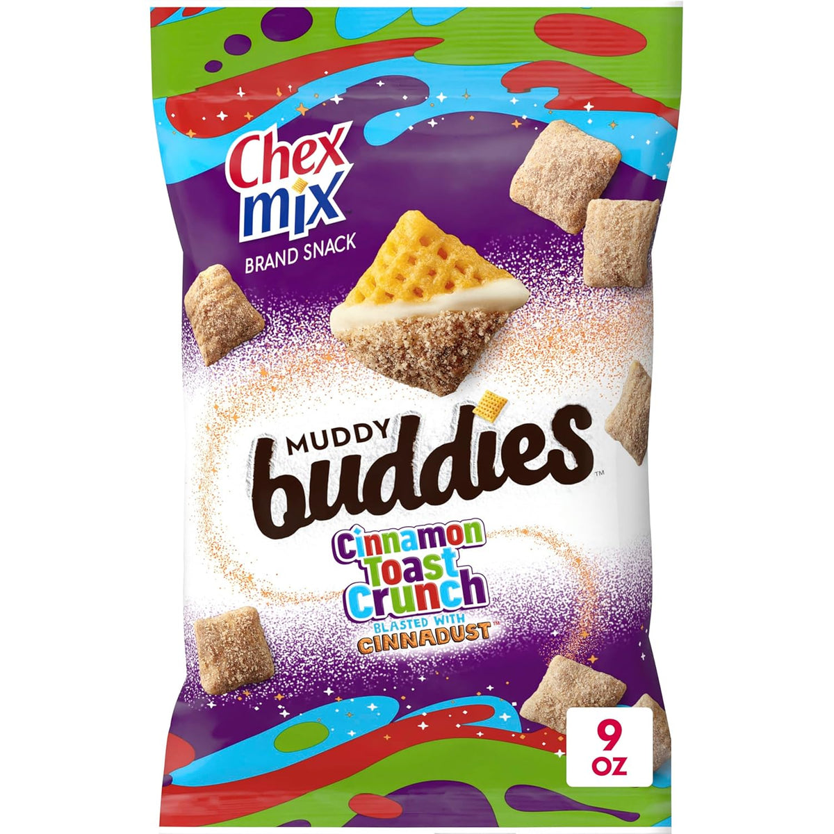 Chex Mix Muddy Buddies Cinnamon Toast Crunch Snack Mix, 4.25 OZ