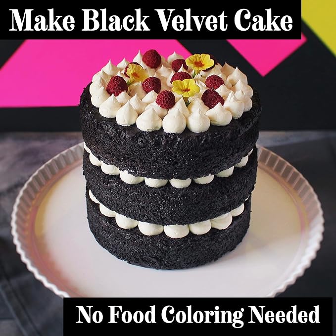 Weirdo Good Black Velvet Cacao, 3 lb – Organic, Allergen-Free, Premium Ultra-Alkalized Cocoa Powder for Baking