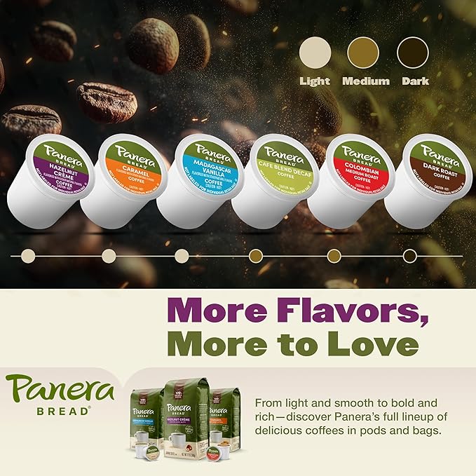 Panera Hazelnut Crème, Ground Coffee, Flavored Coffee, Bagged 12oz