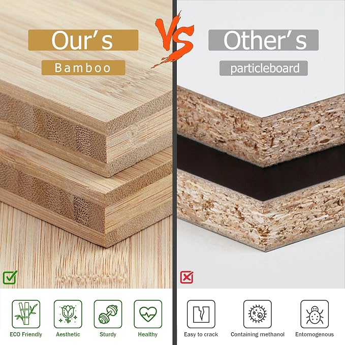 Bamboo Wall Blanket Ladder, 4-Tier Towel Racks, Bamboo Bath Towel Racks for Bathroom Wall Mounted, Decorative Blanket, Quilt, Towel, Scarf Ladder Shelves for Bathroom, Living Room, Bedroom，White