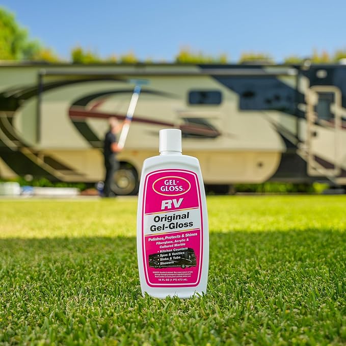 Kitchen & Bath Polish w/Carnauba Cleaner Wax Formulation for a Protective Coating - Removes Water Spots, Light Scratches & Stains While Restoring Color & Shine,16 oz.