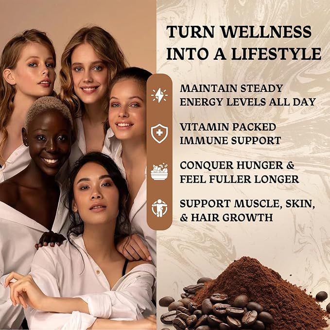 JRR Caramel Protein Coffee Powder – Premium Whey Protein & 100% Natural Cold Brew Coffee – Keto, Low Carb, Zero Sugar, No Artificial Flavors or Sweeteners, 10 Servings (1pc)