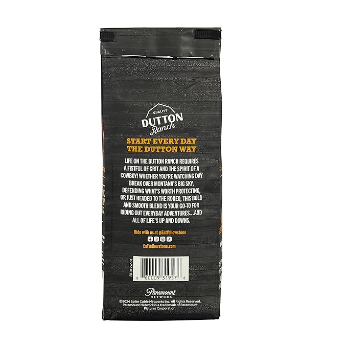 Yellowstone Maple Bourbon Medium Roast Coffee,100% Arabica Ground Coffee, 36 oz.