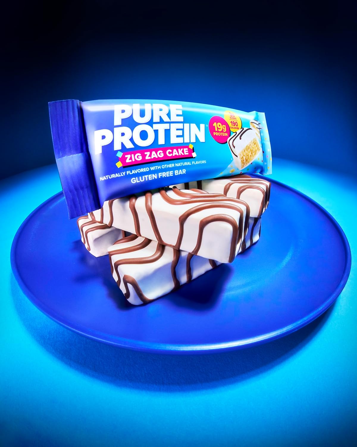 Pure Protein Cocoa PEBBLES™ Protein Bars – 20g Protein, 4g Sugar, 180 Calories (4 count) Low Sugar* High Protein Snack - Gluten Free - Perfect for a Healthy Snack.