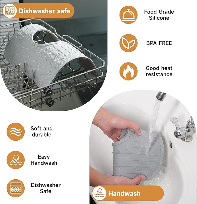 Silicone Coffee Mat for Keurig K-Express and K-Iced Coffee Maker, Coffee Bar Accessory for Countertop, Espresso Machine Accessories, Splash-proof, Easy to Move, Dishwasher Safe