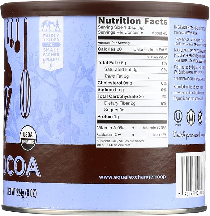 Equal Exchange , Can Baking Cocoa 8 Ounce