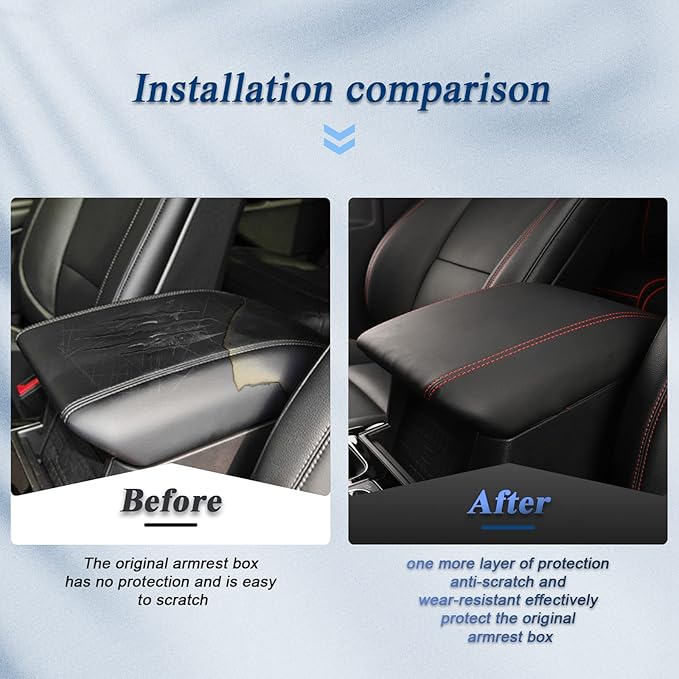 BIBIBO for 2024 2025 2026 Explorer Center Console Cover for 2020-2026 Ford Explorer Arm Rest Cover,2025 2026 Explorer Arm Rest Pad Seat Box Cover,2024-2026 Explorer Arm Rest Cover Explorer 2020-2026