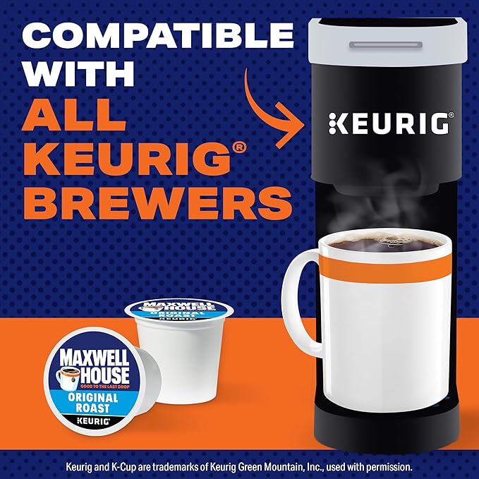 Maxwell House Original Roast Medium Roast K-Cup Coffee Pods, 12 ct Box