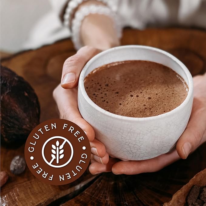 Roots Circle Unsweetened Cocoa Powder | Rich Dark Chocolate Flavor, Perfect for Baking, Smoothies, and Hot Cocoa | Premium Quality, Easy Mixing, Gluten-Free, Kosher | Bulk 2 Pack of 14oz