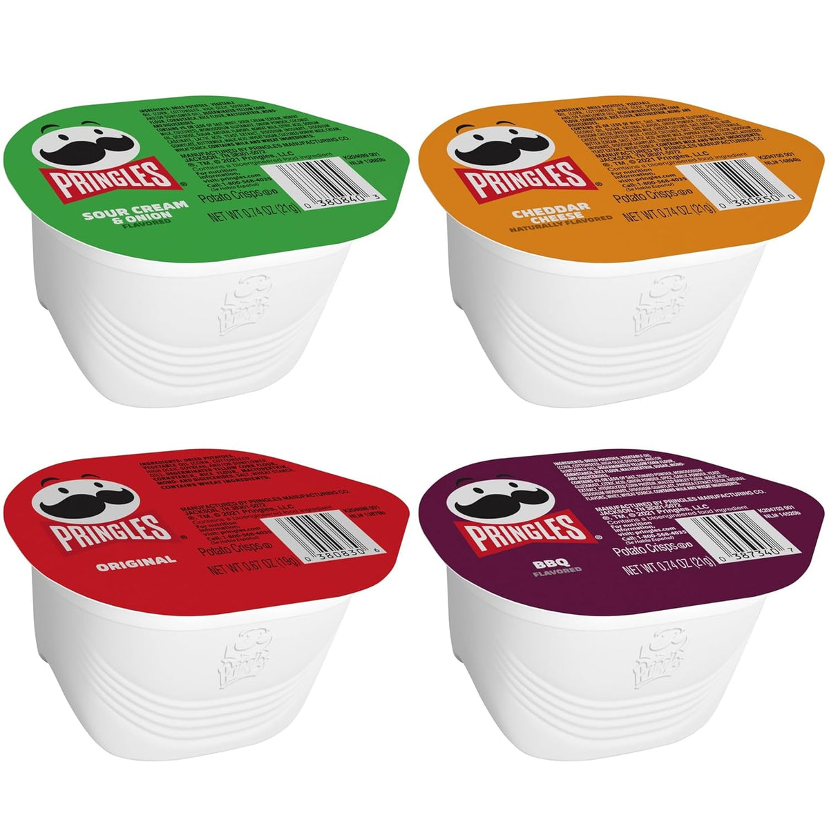 Pringles Potato Crisps Chips, Snack Stacks, Lunch Snacks, Variety Pack (36 Cups)