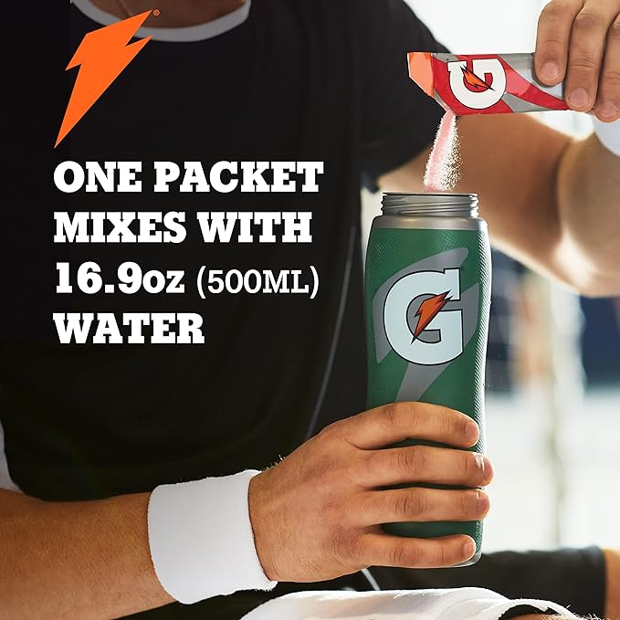 Gatorade Thirst Quencher Powder, Orange, 1.23oz Packets, (80 Pack)
