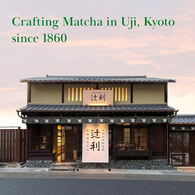TSUJIRI Matcha - Tsuji Midori (30g / 1.06oz) - Ceremonial Grade Matcha Powder - Authentic Japanese First Harvest Matcha Green Tea - Uji, Kyoto, Japan, 1860