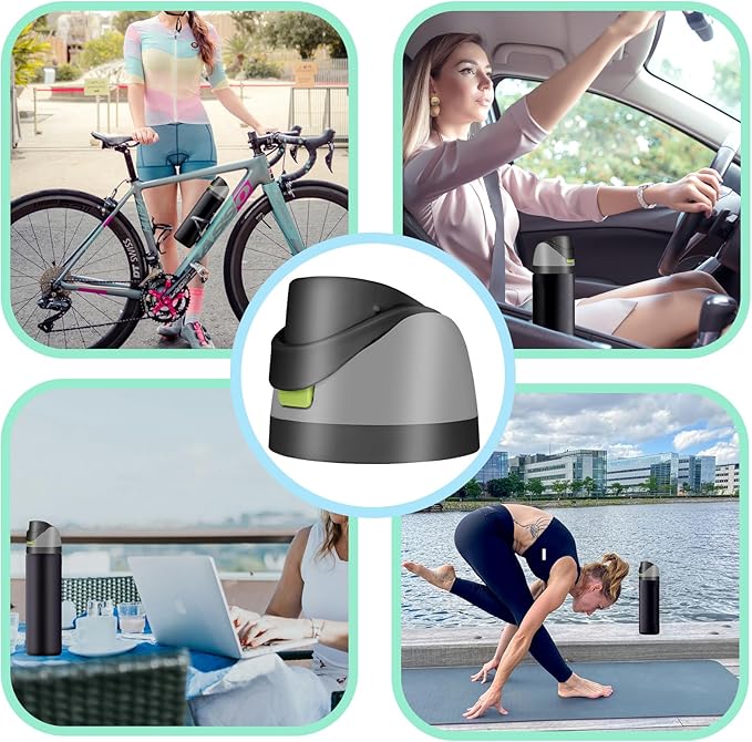 Replacement Lid for Owala Freesip,Compatible with Owala Freesip Water Bottle 16oz 24oz 32oz 40oz,Premium Replacement Accessories for Owala Cap,LeakProof,BPA-Free(Foggy Tide)