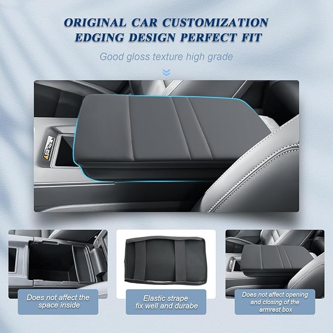 BIBIBO for 2024 2025 Honda Prologue Accessories Center Console Cover 2024 2025 Honda Prologue (EX/Touring/Elite) Arm Rest Cover 2024 Honda Prologue Interior Armrest Cover 2024 Prologue