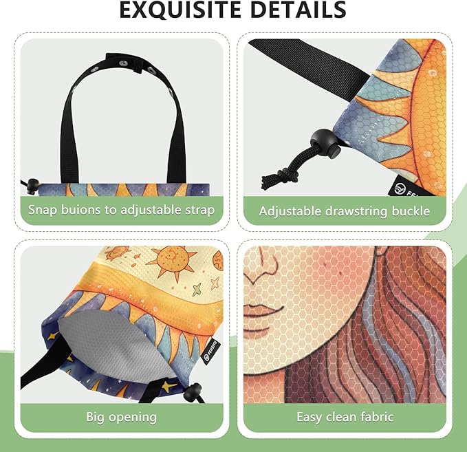 ALAZA Hanging Car Trash Bags Garbage Bag Trash Can for Back Seat Small Character 3 Washable Storage Bag Retractable 2 Pack