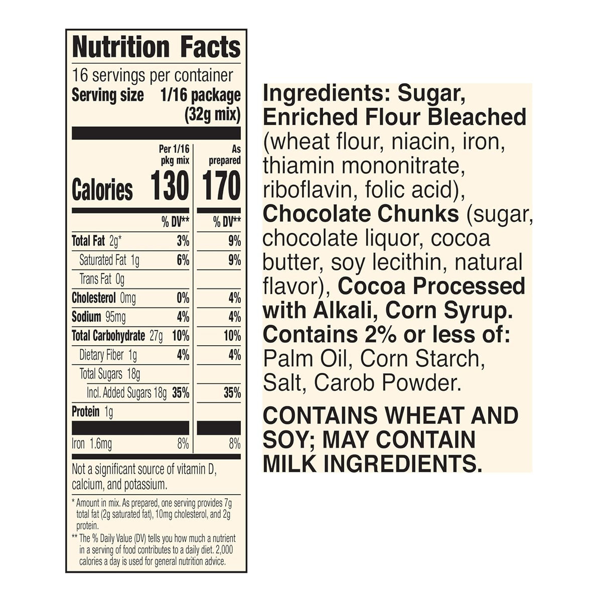 Betty Crocker Supreme Chocolate Chunk Brownie Mix, 18 oz