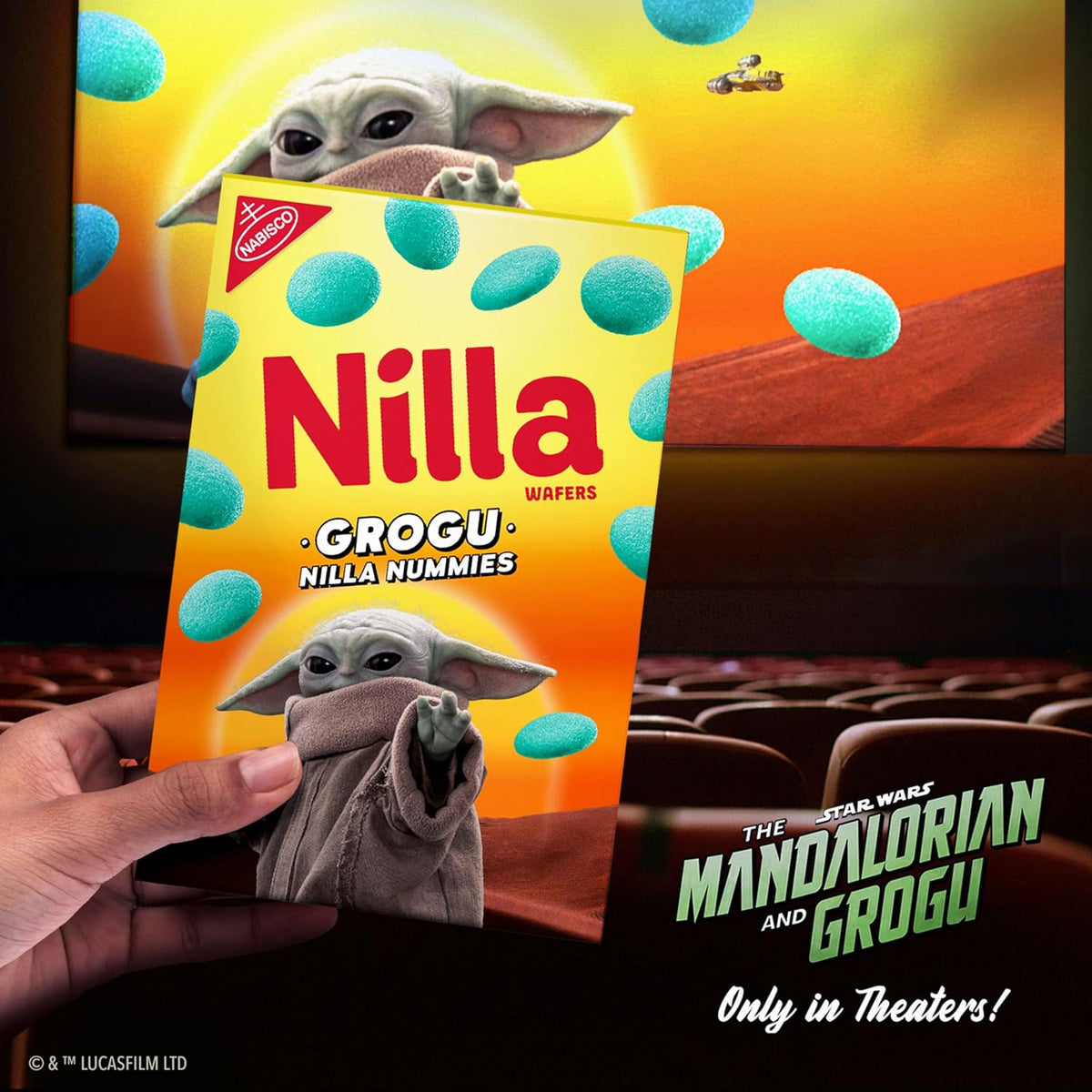 NILLA Wafers Grogu NILLA Nummies, Vanilla Wafer Cookies, Limited Edition, 11 oz