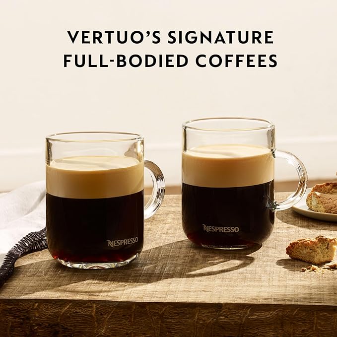Nespresso Capsules Vertuo, Stormio, Dark Roast Coffee, 30-Count Coffee Pods, Brews 7.8oz.