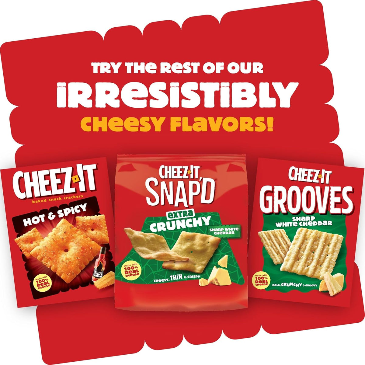 Cheez-It Snack Mix, Lunch Snacks, Family Size, Original, 17.8oz Box (1 Box)