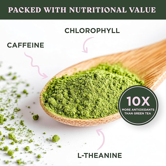 The Harmony Matcha Yuzu (7.05oz Bag - 20 Servings) Premium Japanese Matcha Powder, Rich in Antioxidants & L-Theanine, Sweetened with Organic Sugar, No Preservatives