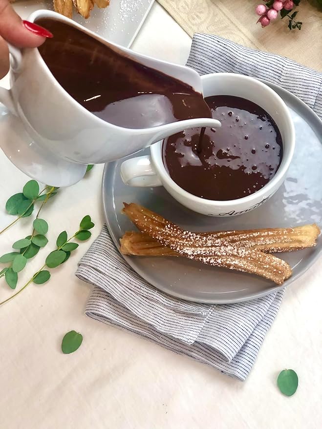Amara Unique Venezuelan Flavors. Hot Chocolate "Gran Criollo" Dark Chocolate Blend 12 oz Bag with Golden Measuring Scoop & Clip Multi Fuction.