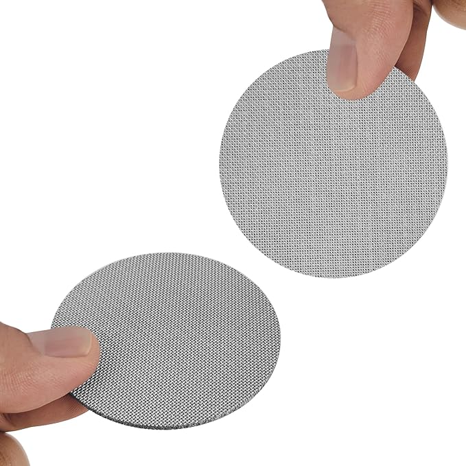 1 Pcs 51 mm Puck Screen, 1.7mm Thickness 150μm Stainless Steel Espresso Filter Screen for Espresso Portafilter Filter Basket (51 mm,150 micron)