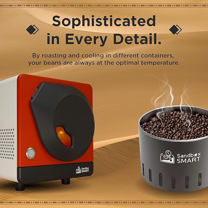 R1 Home Coffee Roaster pack of Cooling Tray C1-100g-150g Electric Direct Fired Coffee Roasting - Easy Operation and Clean - App Control - History Saving Function - 110V Red