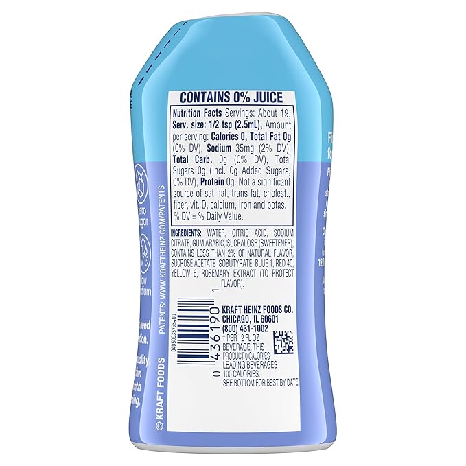 Crystal Light Liquid Blackberry Lemonade Water Enhancer, 1.62 OZ (Pack of 12)