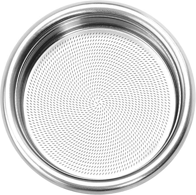 Normcore 58mm Precision High Extraction Filter Basket, 22g Portafilter Basket Coffee Filter, Comes with a 58.5mm Puck Screen, Espresso Paper Filters, 22 Gram