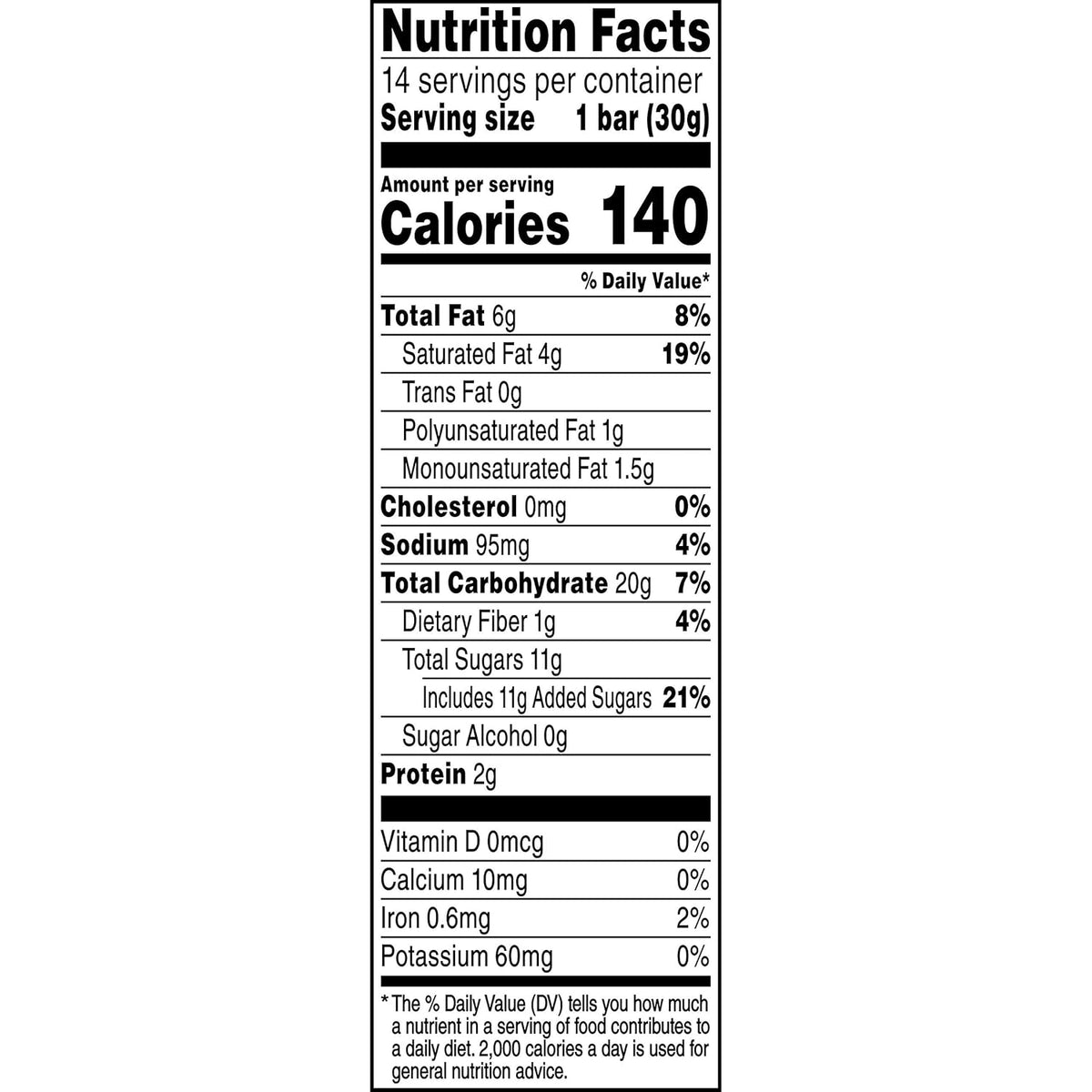 Quaker Chewy Dipps Granola Bars, Peanut Butter, 1.05 Oz Bars, 14 Ct